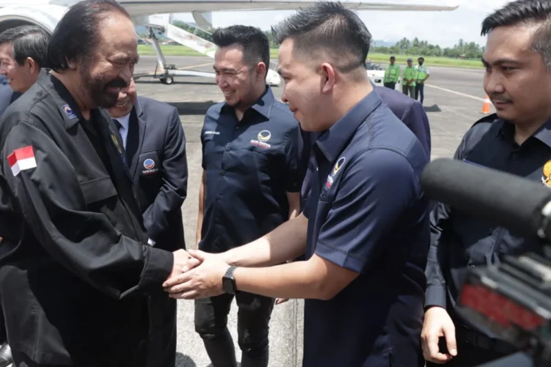 DPD NasDem Minahasa Utara Sambut Kehadiran Ketum Surya Paloh di Manado