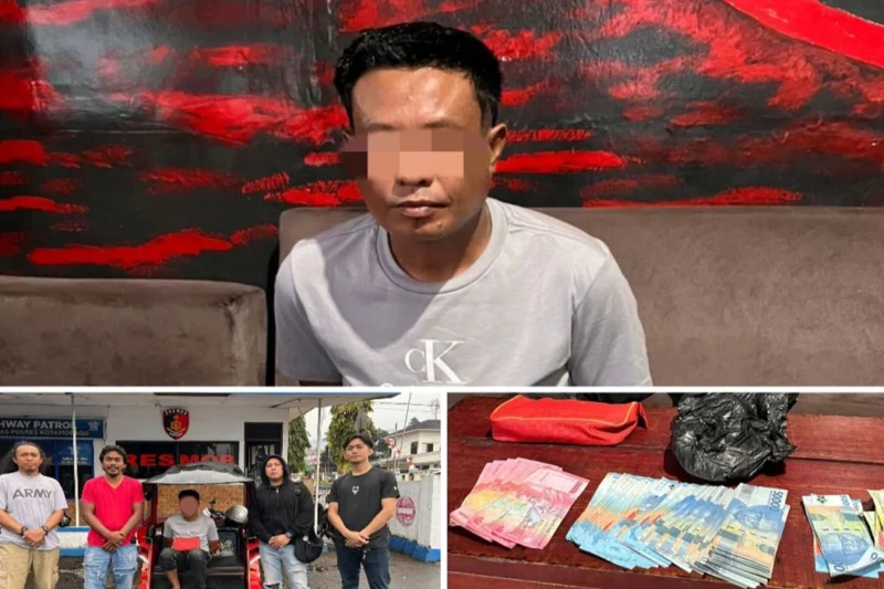 Gasak Uang Rp20 Juta, Sopir Bentor di Kotamobagu Ditangkap Polisi