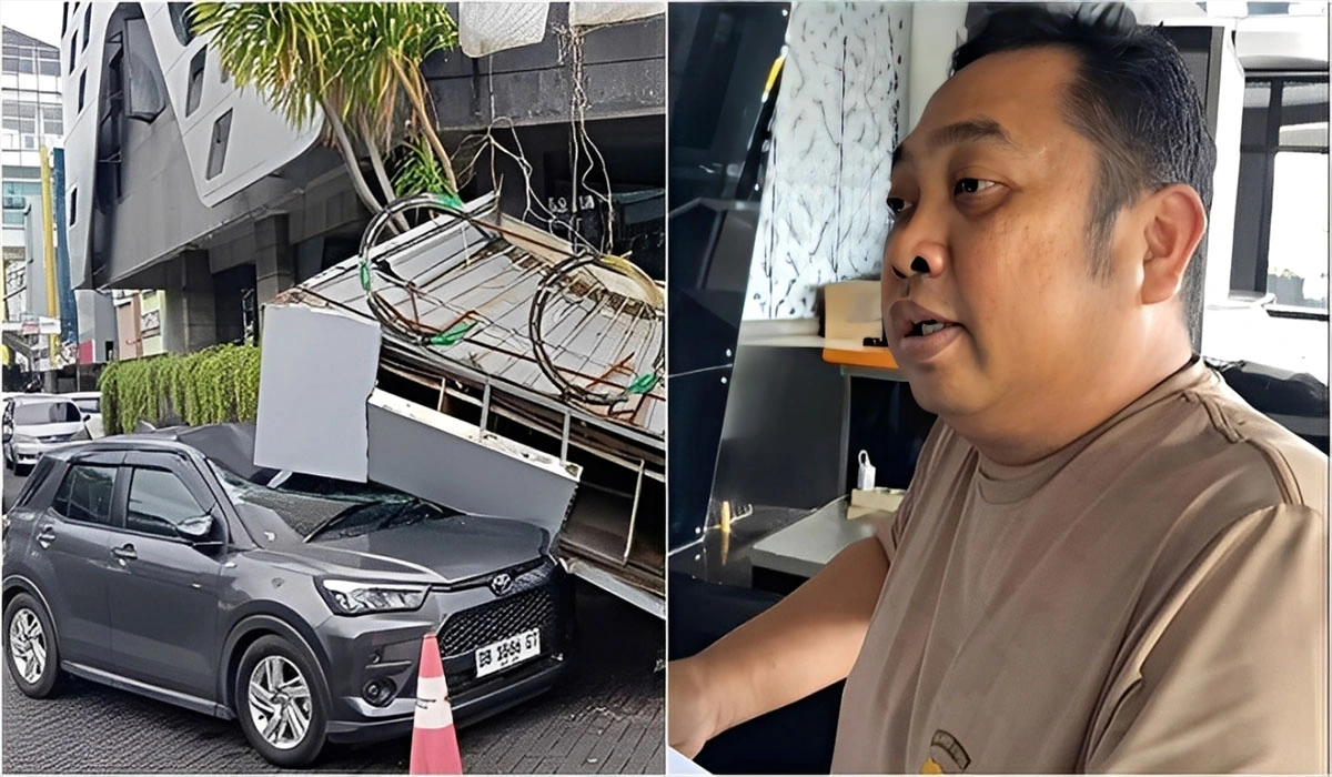 Kesaksian Aipda Yudi Sampelabi Korban Tertimpa Kanopi Corner di Manado