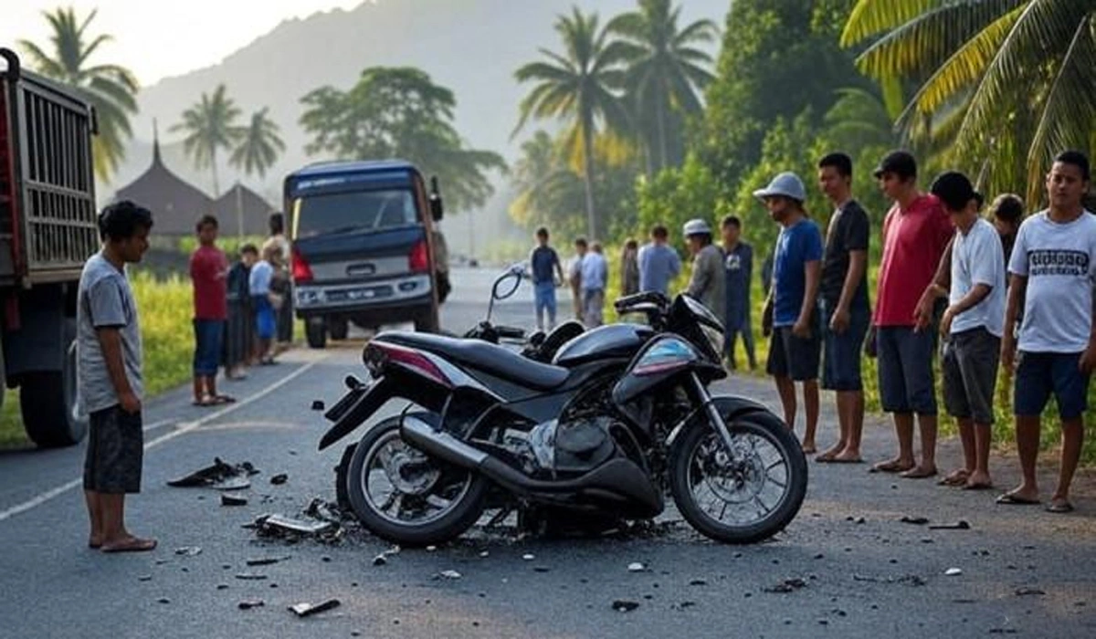Kecelakaan Maut di Soekarno-Hatta Manado, Pemotor Tewas di Tempat