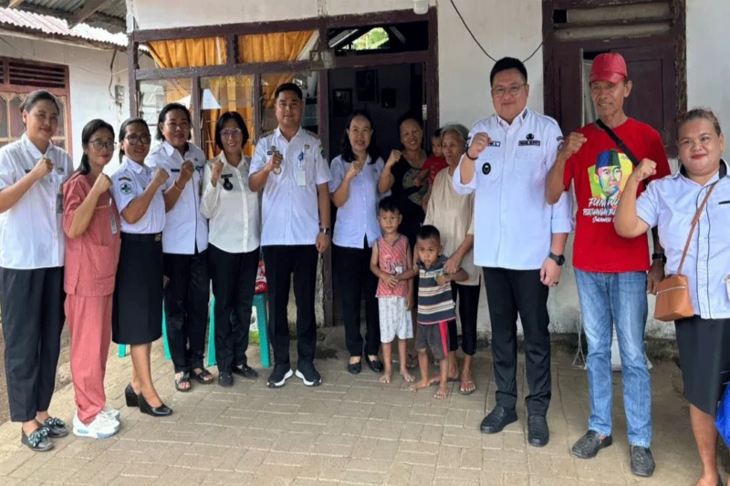 Kevin Lotulung Tinjau Langsung Upaya Penanganan Stunting di Wori
