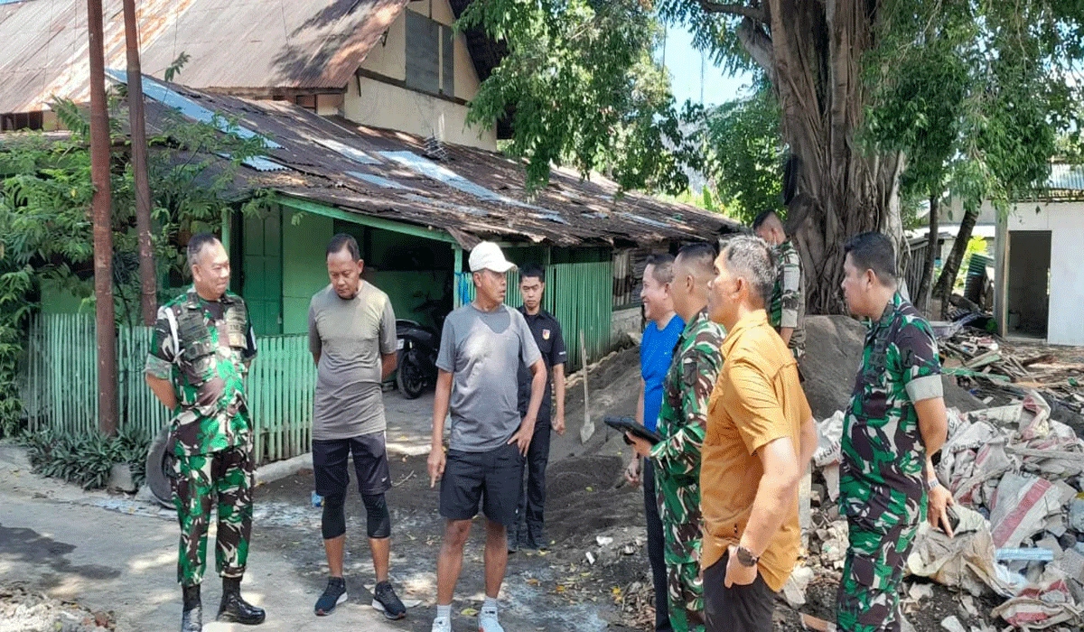 Pangdam XIII/Merdeka Pantau Progres Pembangunan Rumah Dinas Di Manado