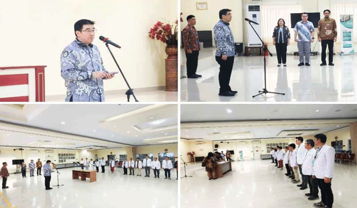 RSUP Kandou Manado Lantik 13 Kepala Departemen Baru