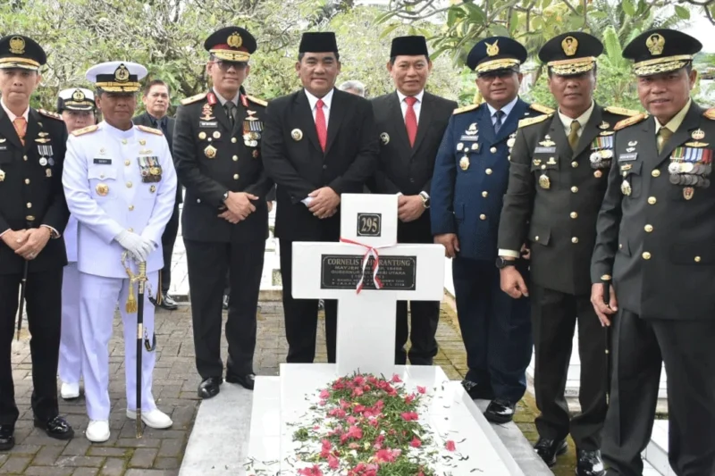 Apel Kehormatan Di TMP Manado Kobarkan Semangat Nasionalisme