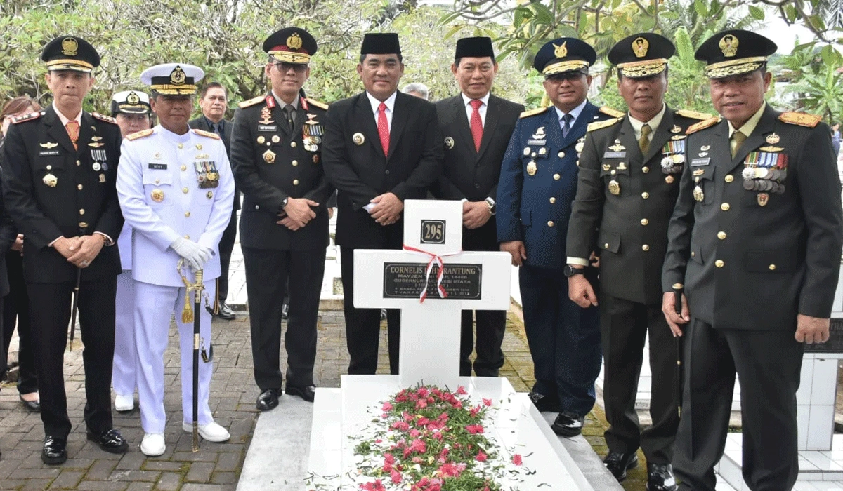 Apel Kehormatan Di TMP Manado Kobarkan Semangat Nasionalisme