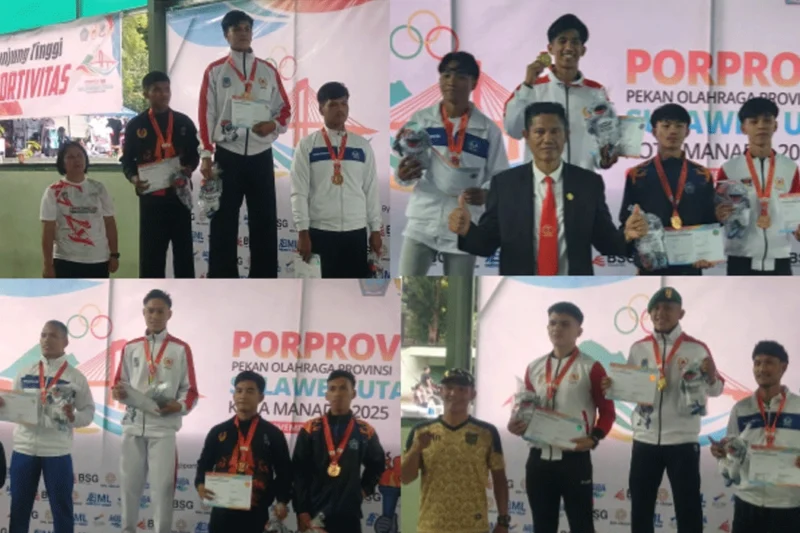 Manado Juara Umum Porprov Sulut XII, Dominasi Puncak Perolehan Medali