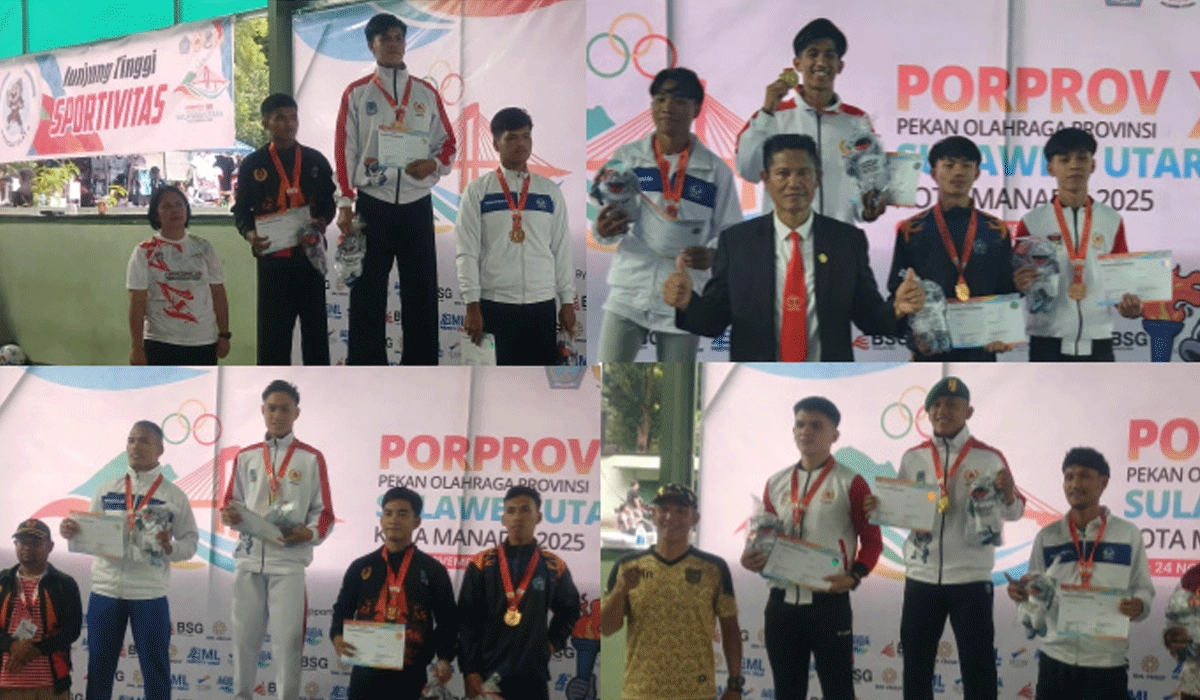 Manado Juara Umum Porprov Sulut XII, Dominasi Puncak Perolehan Medali