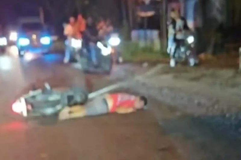 Viral di Media Sosial, Kecelakaan Tunggal di Jalan Manado-Tomohon